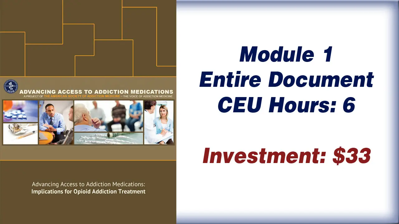Advances in Addiction Medicine