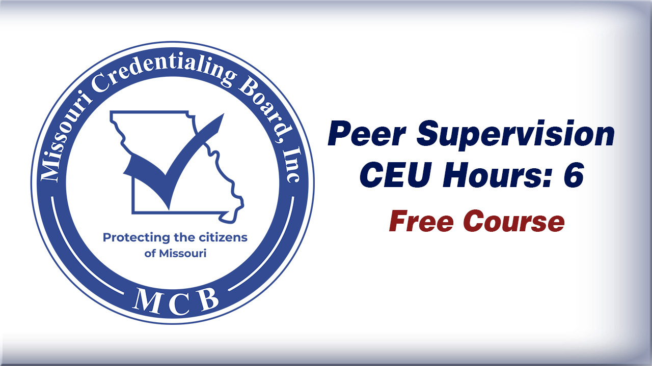 Peer Supervision Course