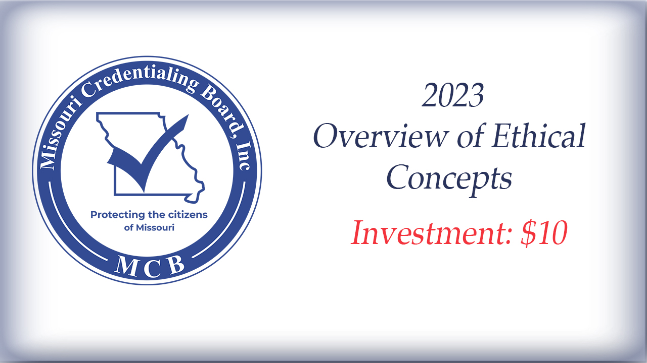 2023 Overview of Ethical Concepts