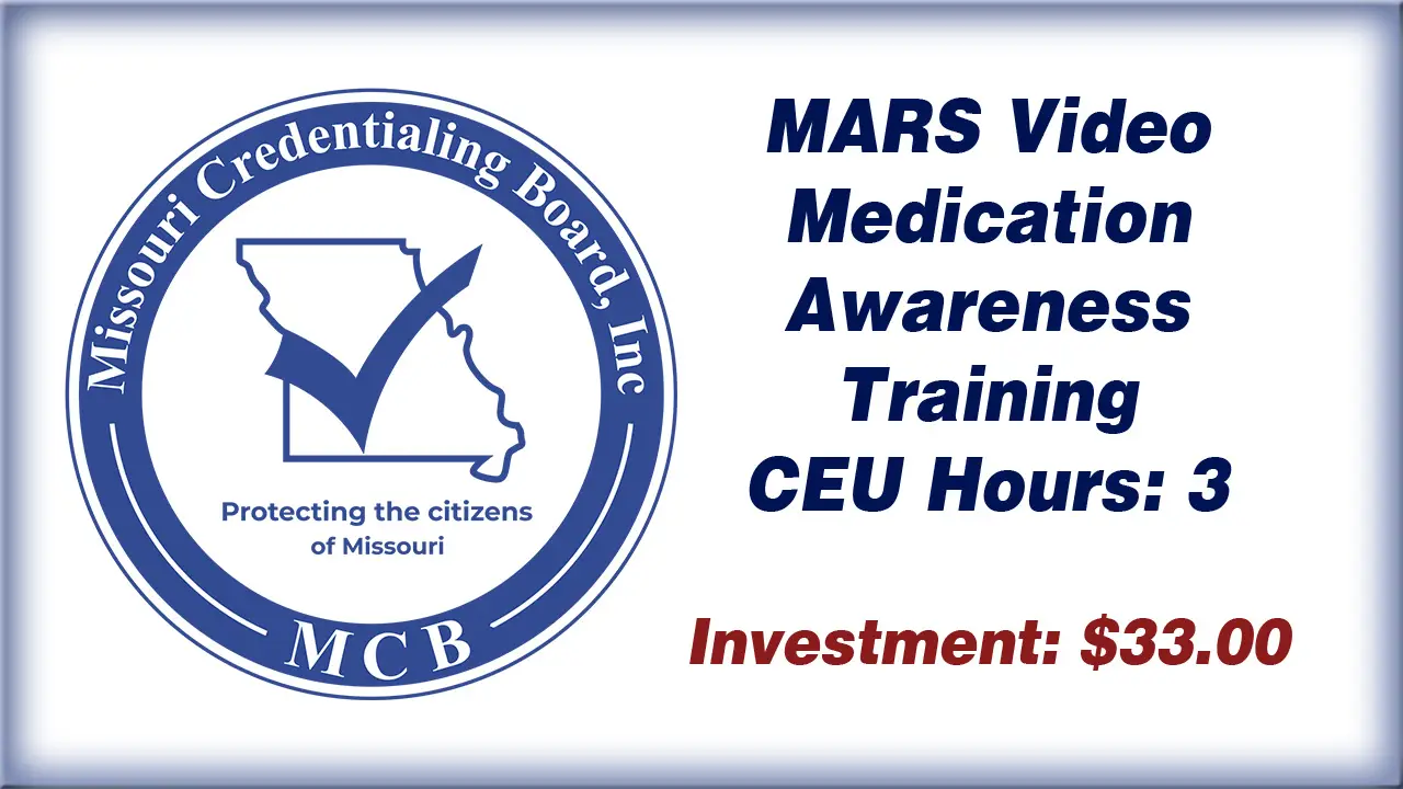MARS Video—Medication Awareness Training