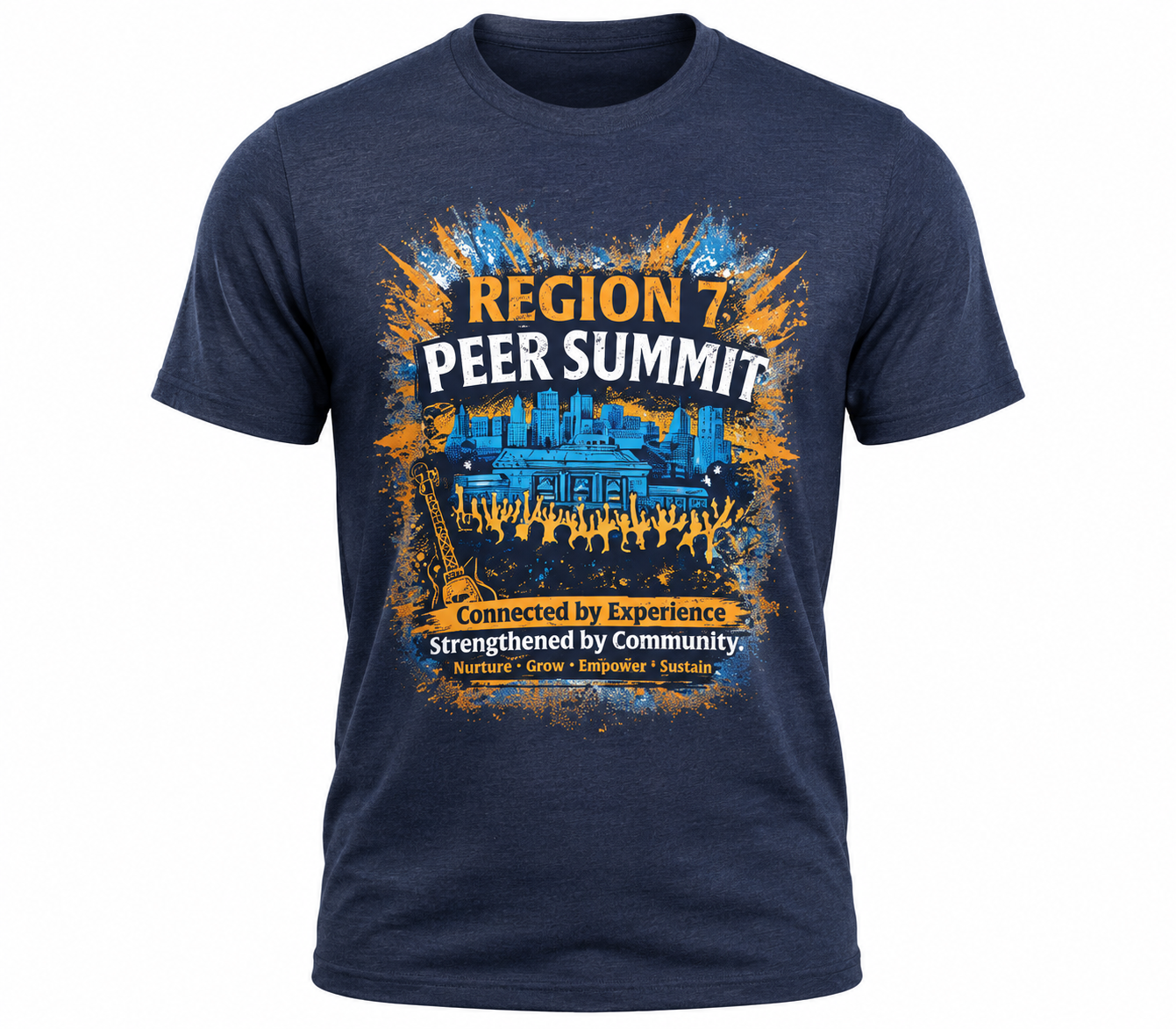 Region 7 2026 Annual Peer Summit NAVY Shirt
